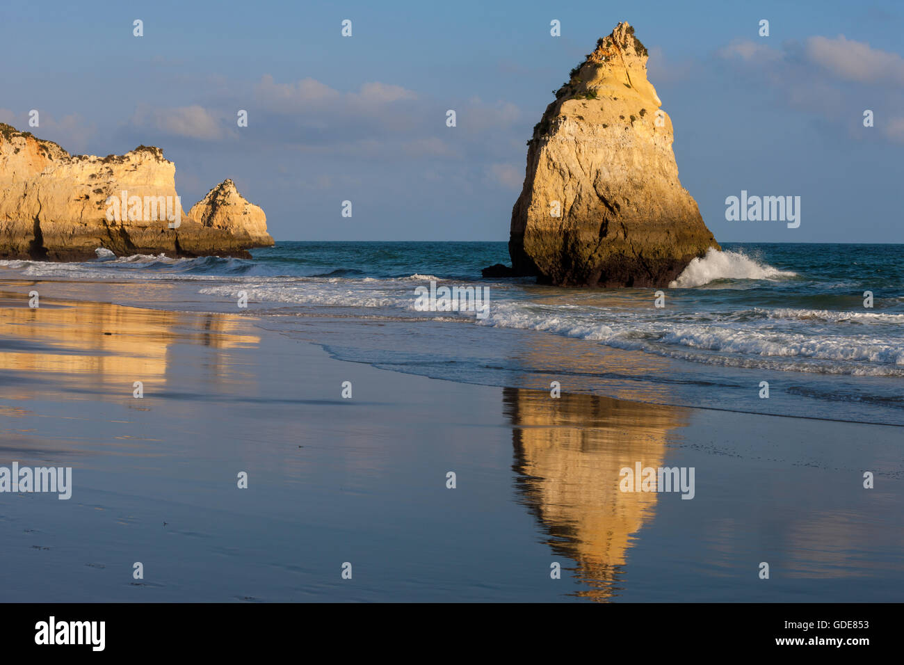 Praia dos Tres Irmaos, Portugal, Algarve Banque D'Images