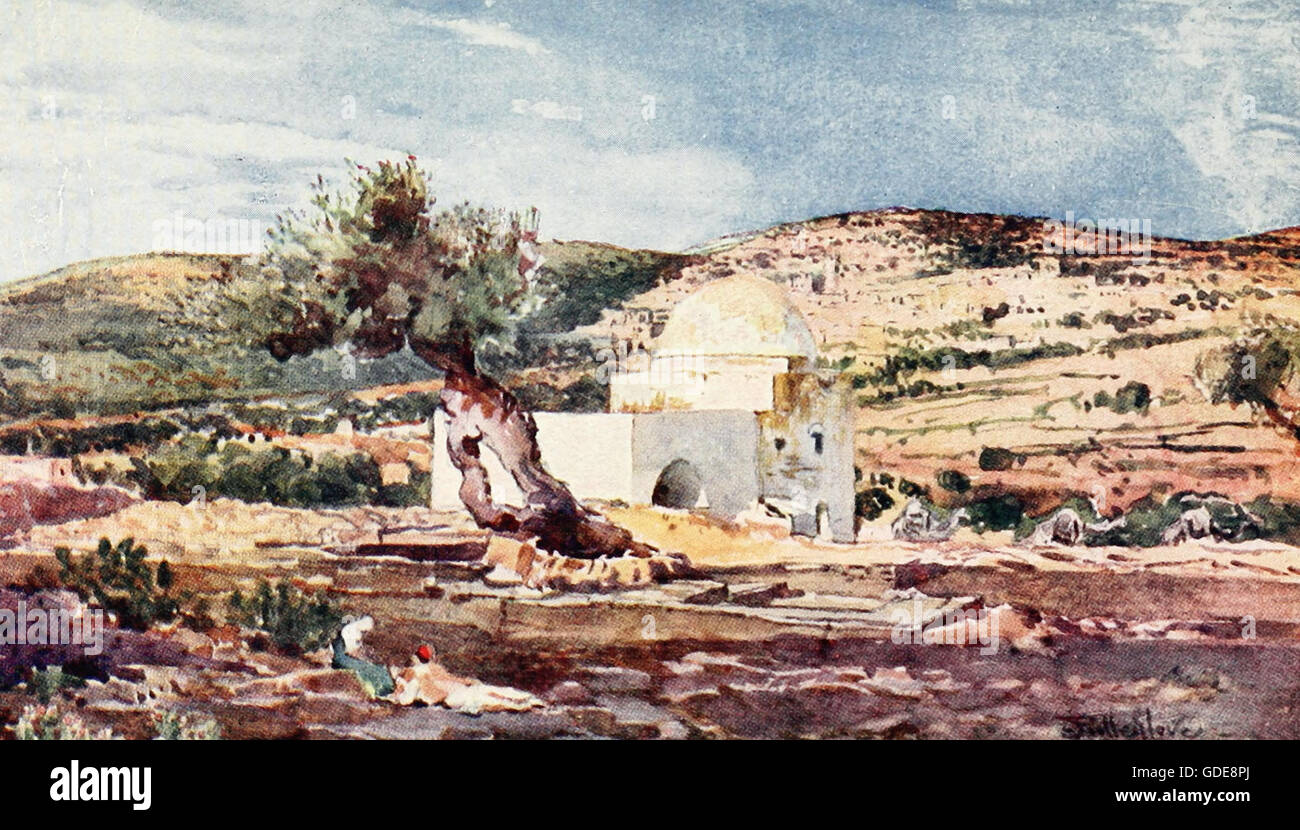 Le Tombeau de Rachel. Terre sainte, vers 1900 Banque D'Images