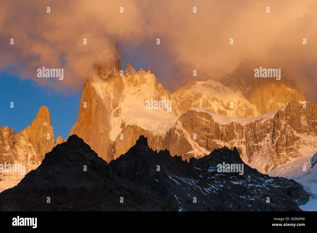 Cerro Fitz Roy,Argentine,Patagonie Banque D'Images