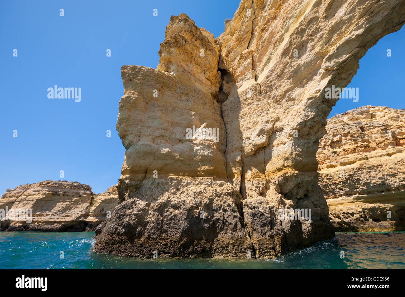 Praia da Marinha, Portugal, Algarve Banque D'Images