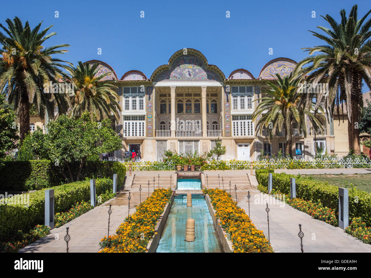 Shiraz Iran,Ville,Kakh-e Eram Palace Bagh-e,le jardin d'Eram, l'UNESCO du patrimoine mondial, Banque D'Images