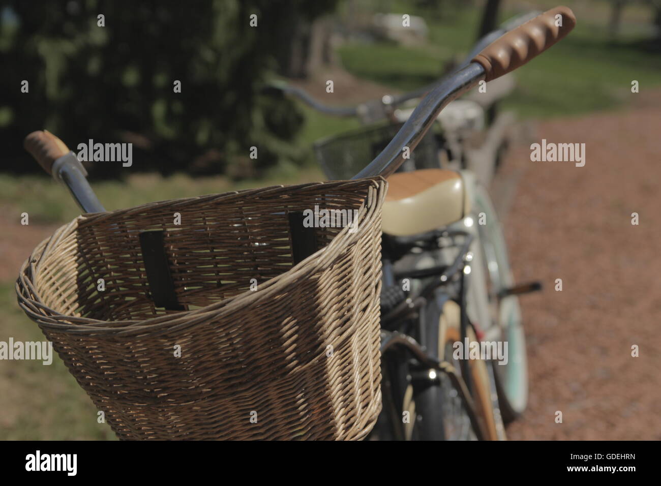 Un vieux vélo Banque D'Images