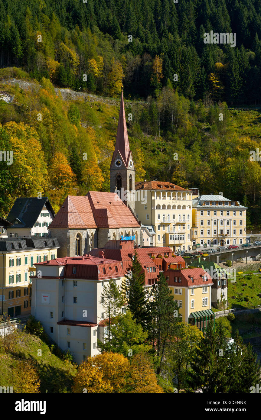 Bad Gastein, Pongau, Autriche, Salzburger Land Banque D'Images