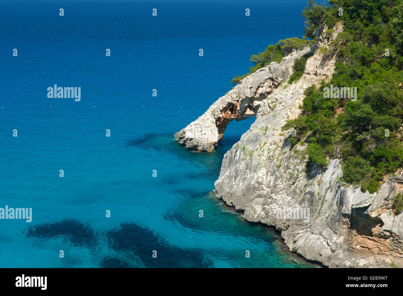 Cala Goloritze, Golfo di Orosei, Parco Nazionale del Gennargentu e Golfo di Goloritze, Sardaigne, Italie Banque D'Images