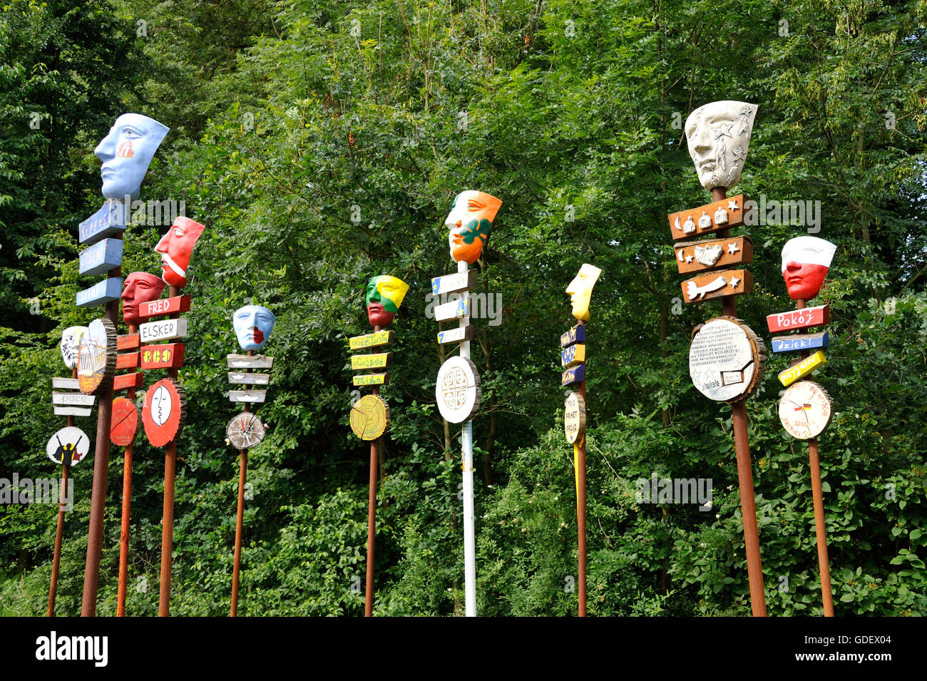 Bataille Varus, Musée Kalkriese, Bramsche, Basse-Saxe, Allemagne Banque D'Images