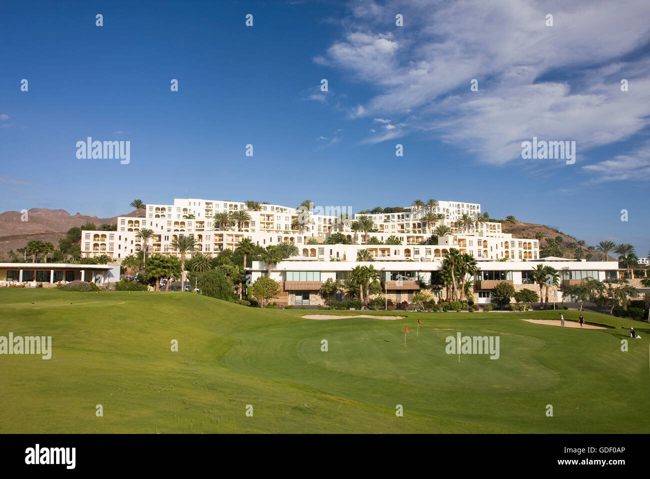 Playitas Resort Cala del Sol golf course, Las Playitas, Fuerteventura, Canary Islands, Spain, Europe Banque D'Images