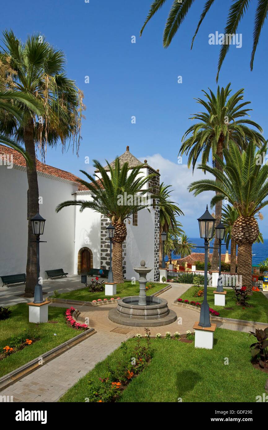 Église de San Andres, La Palma, Îles Canaries, Espagne Banque D'Images