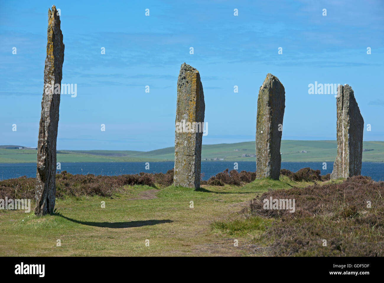 Anneau de mégalithes, Shetlands Sternness. Mainland îles Orkney. 10 720 SCO. Banque D'Images