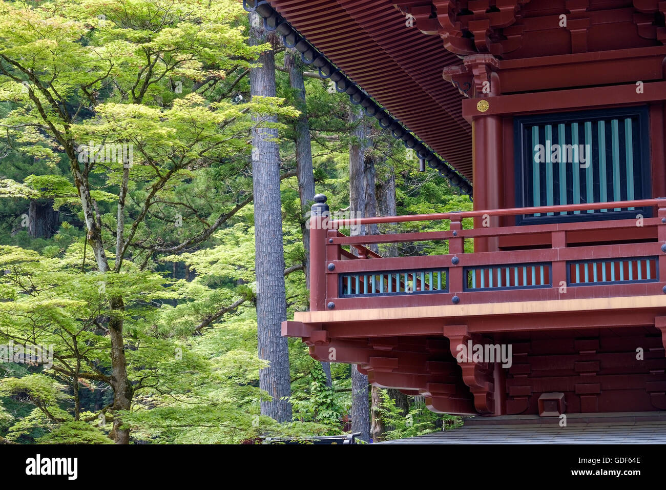 Temple bouddhiste et shinto à Nikko, Japon. Banque D'Images