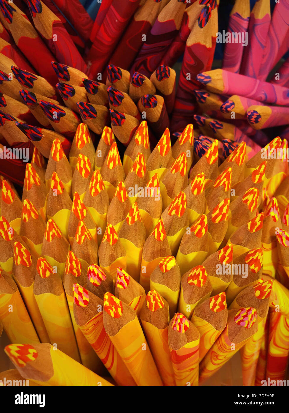 Crayons de couleur Banque D'Images