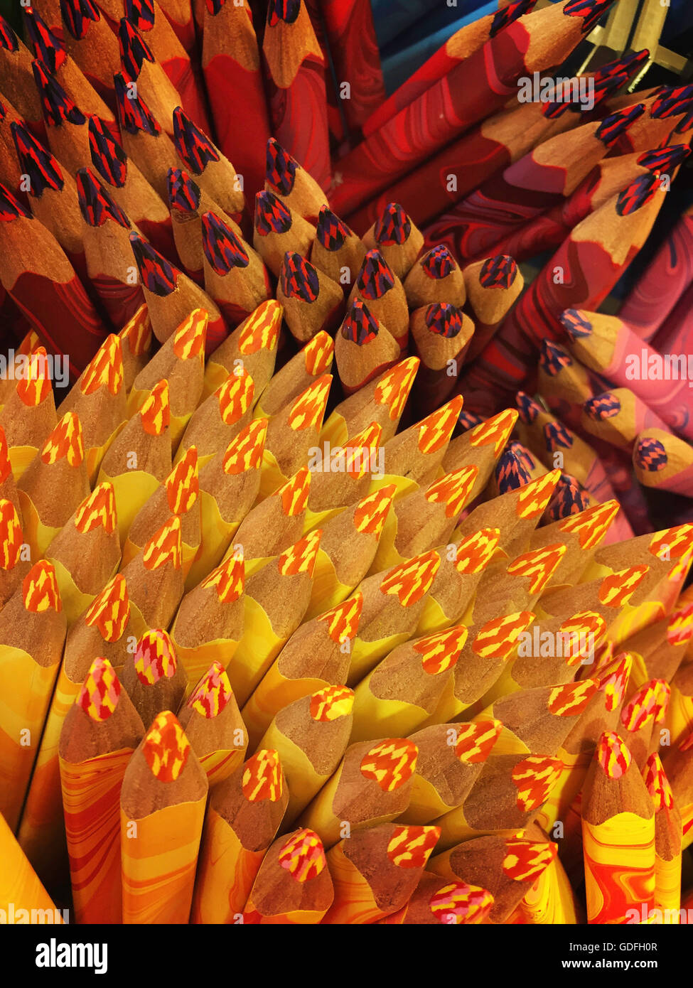 Crayons de couleur Banque D'Images