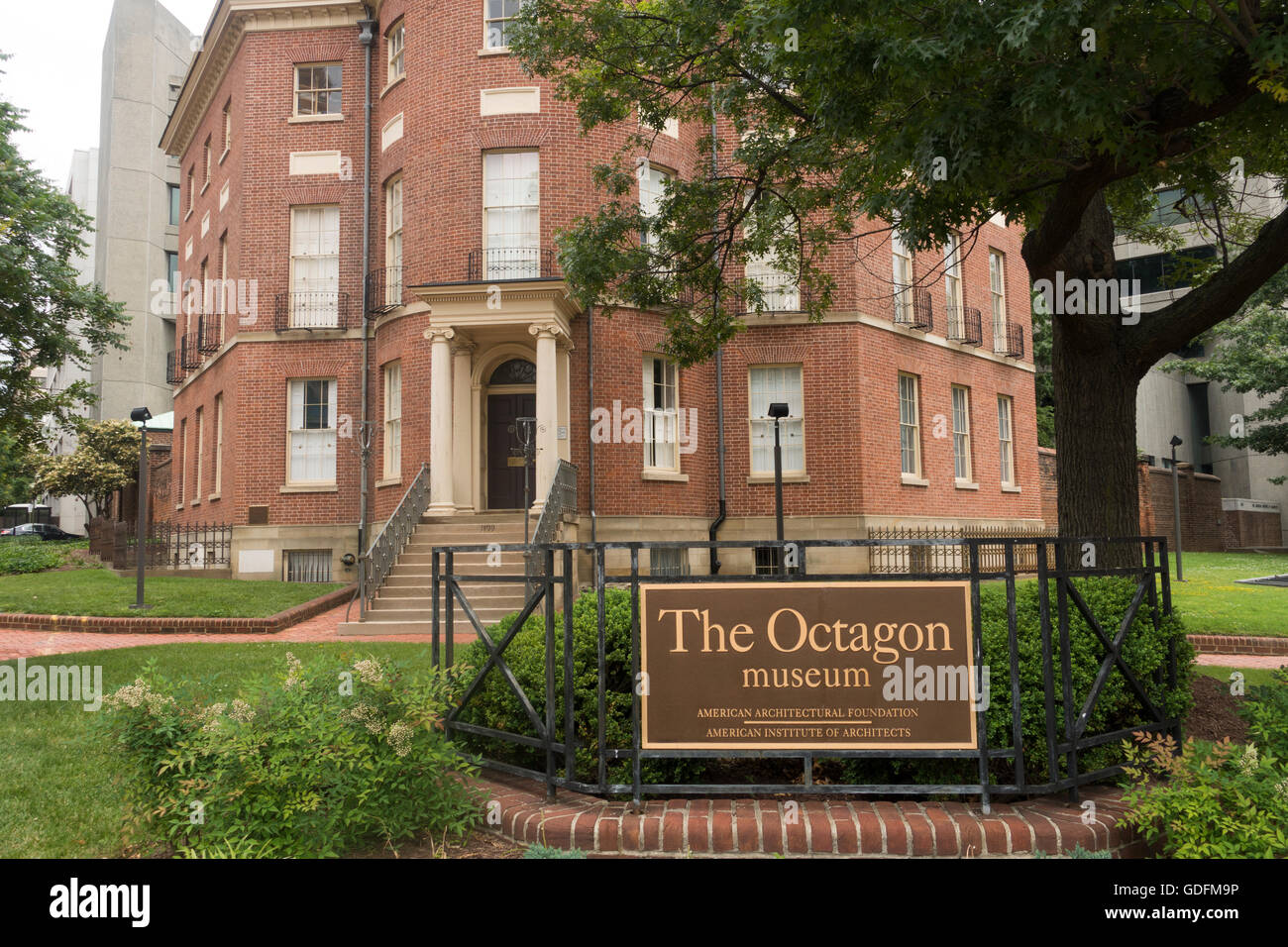 Octagon House Washington DC Banque D'Images