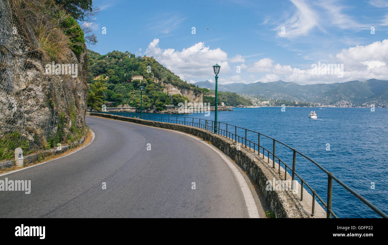 Villa à proximité de Portofino Banque D'Images