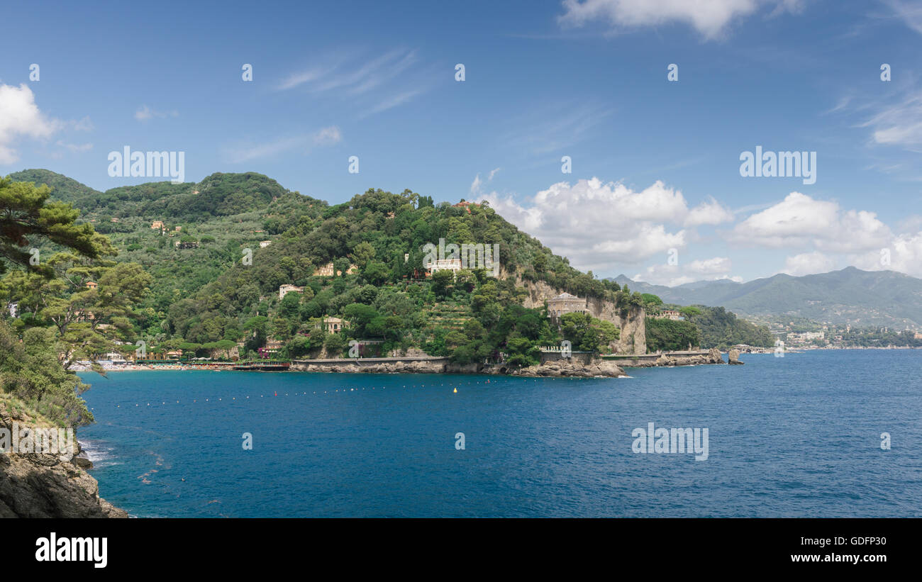 Villa à proximité de Portofino Banque D'Images