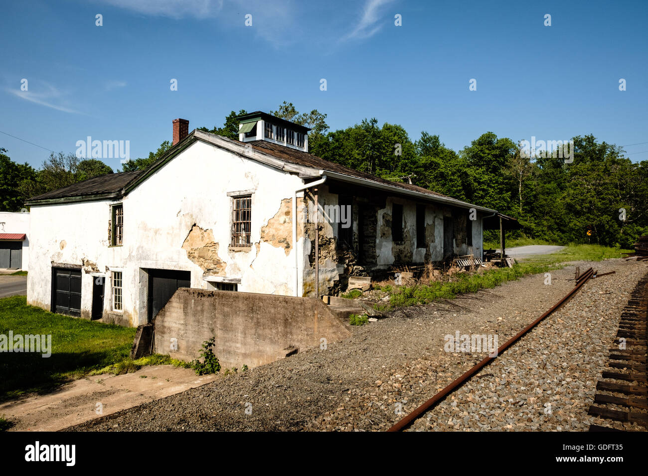 Entrepôt et du recteur, Maidstone Road, Rectortown, Virginia Banque D'Images