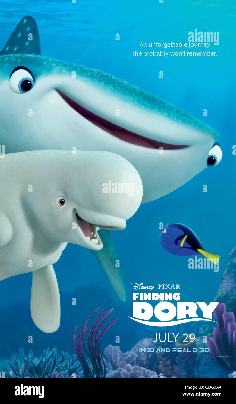 DATE DE SORTIE : Juin 17, 2016 Title : Diagnostic Dory STUDIO : Pixar Animation Réalisateur : Andrew Stanton, Angus MacLane PLOT : Le friendly-mais-mémoire de poisson bleu tang retrouve ses proches, et tout le monde apprend quelques choses sur le vrai sens de la famille le long de la manière. Avec : Ellen DeGeneres, Albert Brooks, Ed O'Neill (Crédit : c Pixar/images/) Banque D'Images