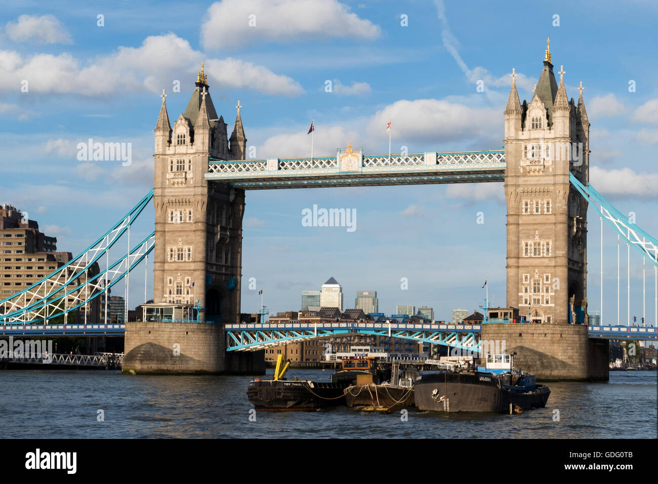 Tower Bridge de Londres, une véritable icône de Londres, en Angleterre. Banque D'Images
