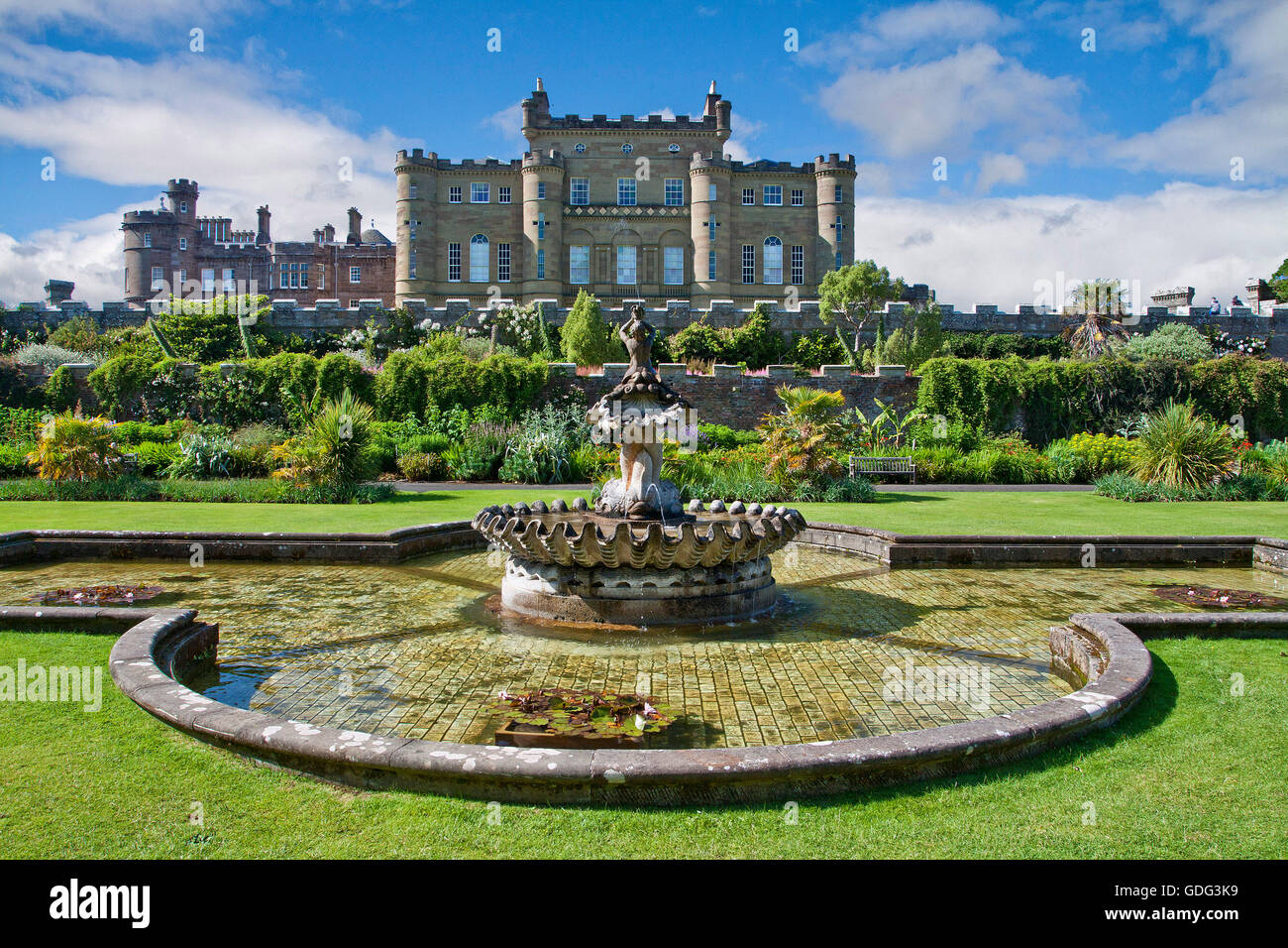 Le Château de Culzean et jardins Banque D'Images