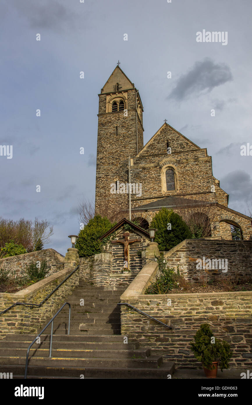 Église de la Moselle à Cochem, Allemagne Banque D'Images