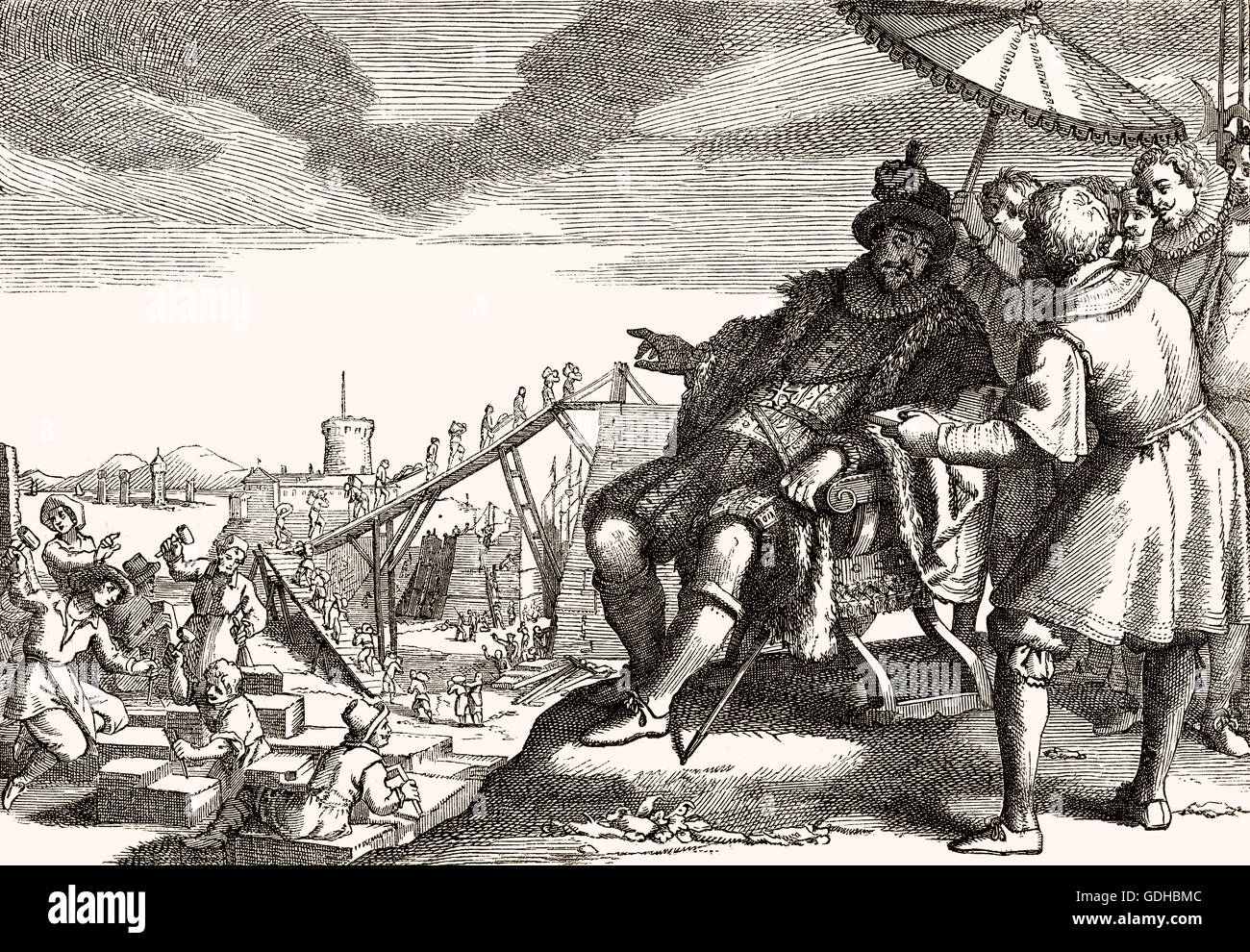 Ferdinand I de Médicis, Grand-duc de Toscane, 1549-1609, dans la région de Livourne Banque D'Images