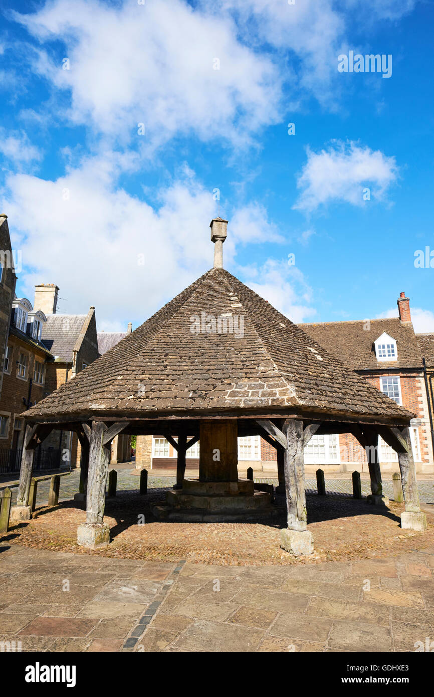 La Place du marché du beurre les East Midlands UK Oakham Banque D'Images