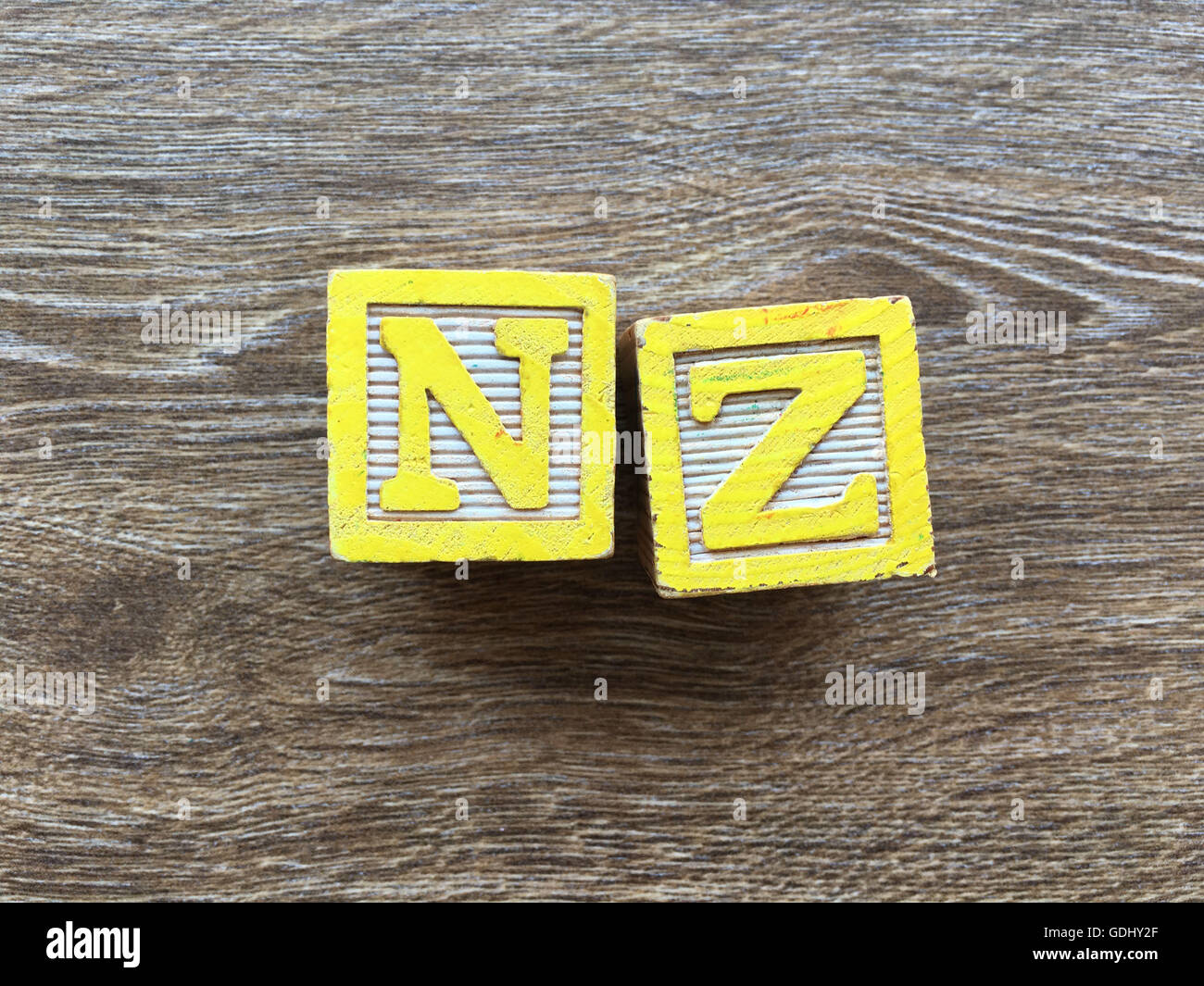 Pour NZ Nouvelle-Zélande Banque D'Images