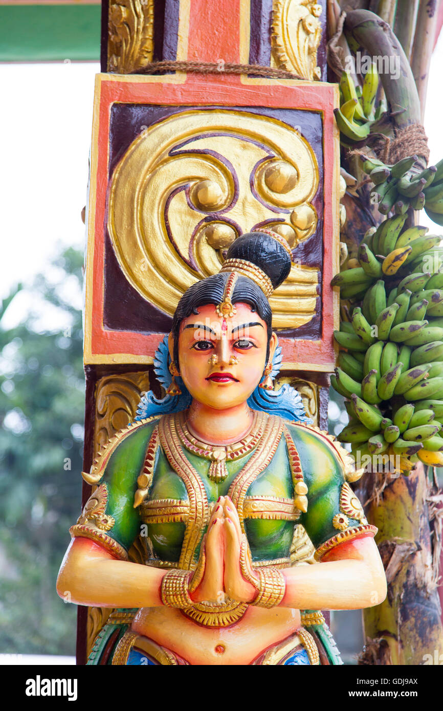 Muthumariamman Thevasthanam temple hindou Sri à Matale au Sri Lanka Banque D'Images