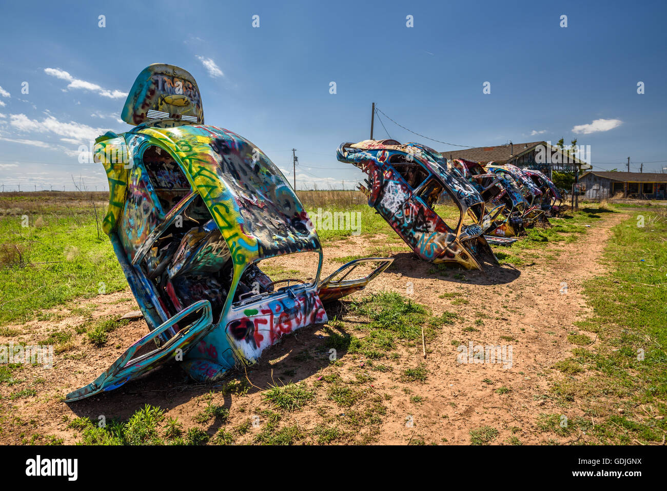 Bugg Ranch sur l'historique Route 66 Banque D'Images