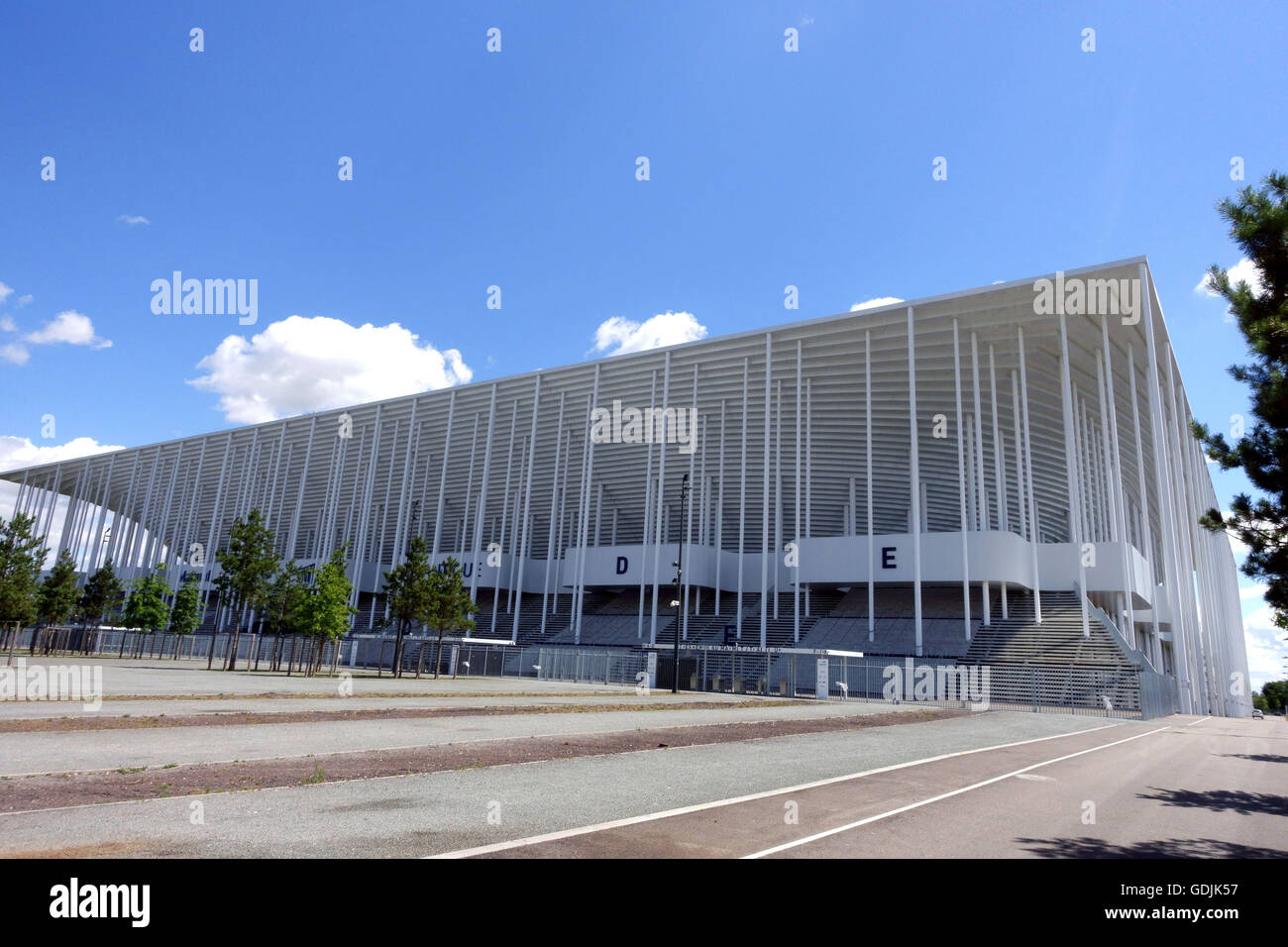 Stade Matmut Atlantique, Bordeaux, terrain du club de football Girondins de  Bordeaux, France Photo Stock - Alamy