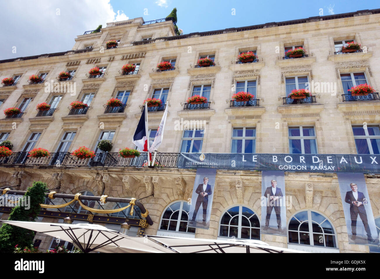 Gordon Ramsay Le Bordeaux brasserie du Grand Hotel, Bordeaux, France Banque D'Images