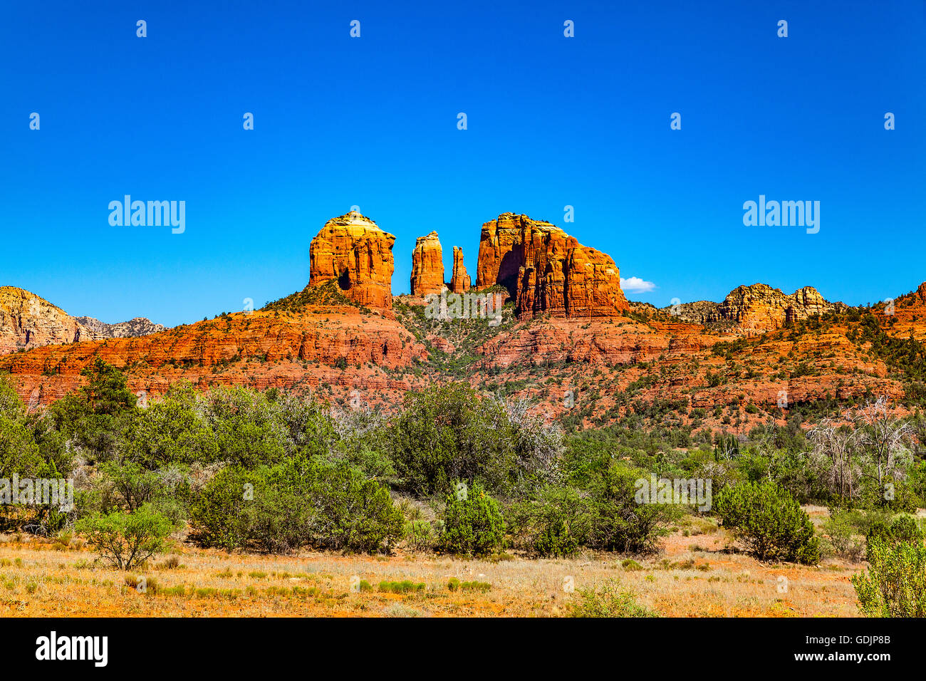 Les roches de la cathédrale en Arizona Sedona Banque D'Images