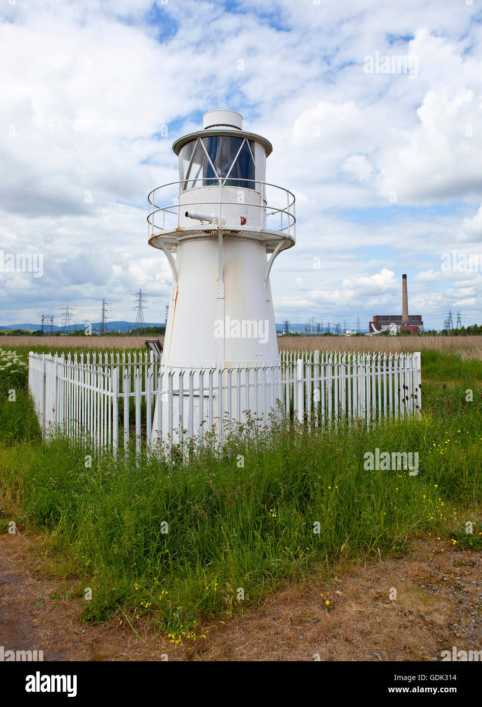 Ancien phare à l'Est de la Nouvelle-Galles du Sud de l''Usk Banque D'Images
