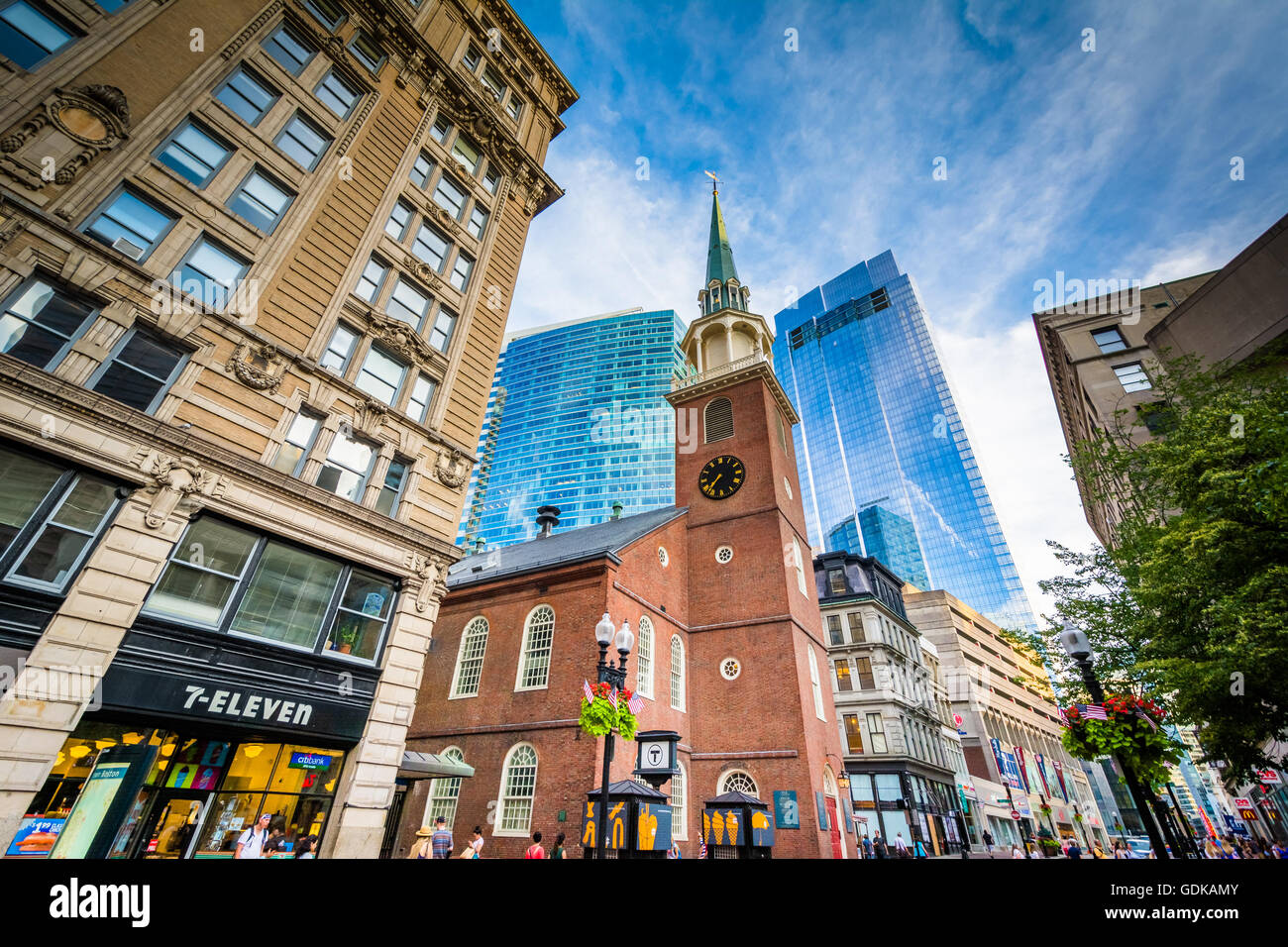 L'ancienne maison de réunion du Sud, à Boston, Massachusetts. Banque D'Images