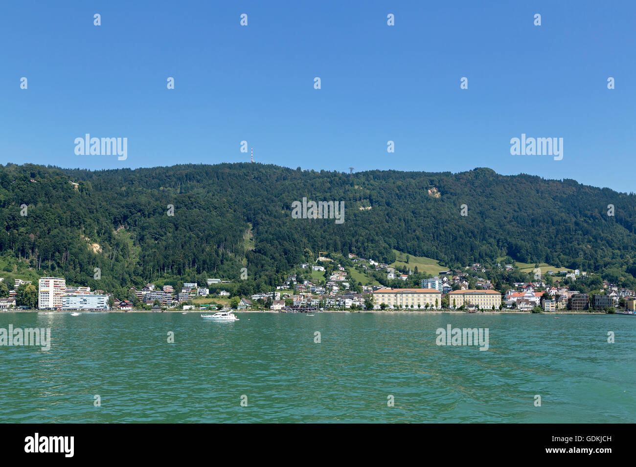 Le Lac de Constance, Bregenz, Vorarlberg, Autriche Banque D'Images