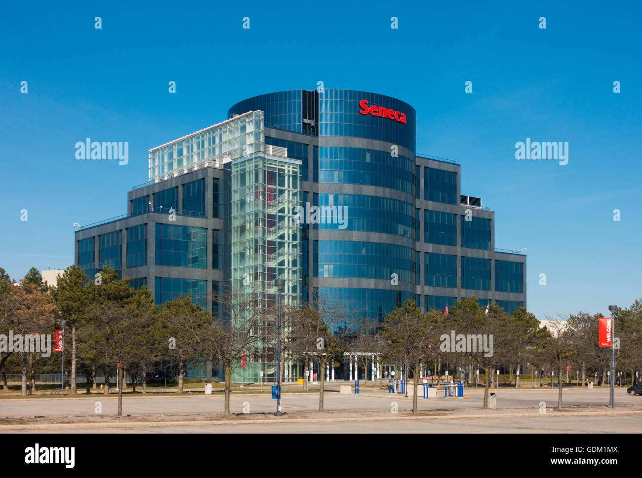 Campus Markham du Collège Seneca d'arts appliqués et de technologie à Markham, Ontario, Canada. Banque D'Images