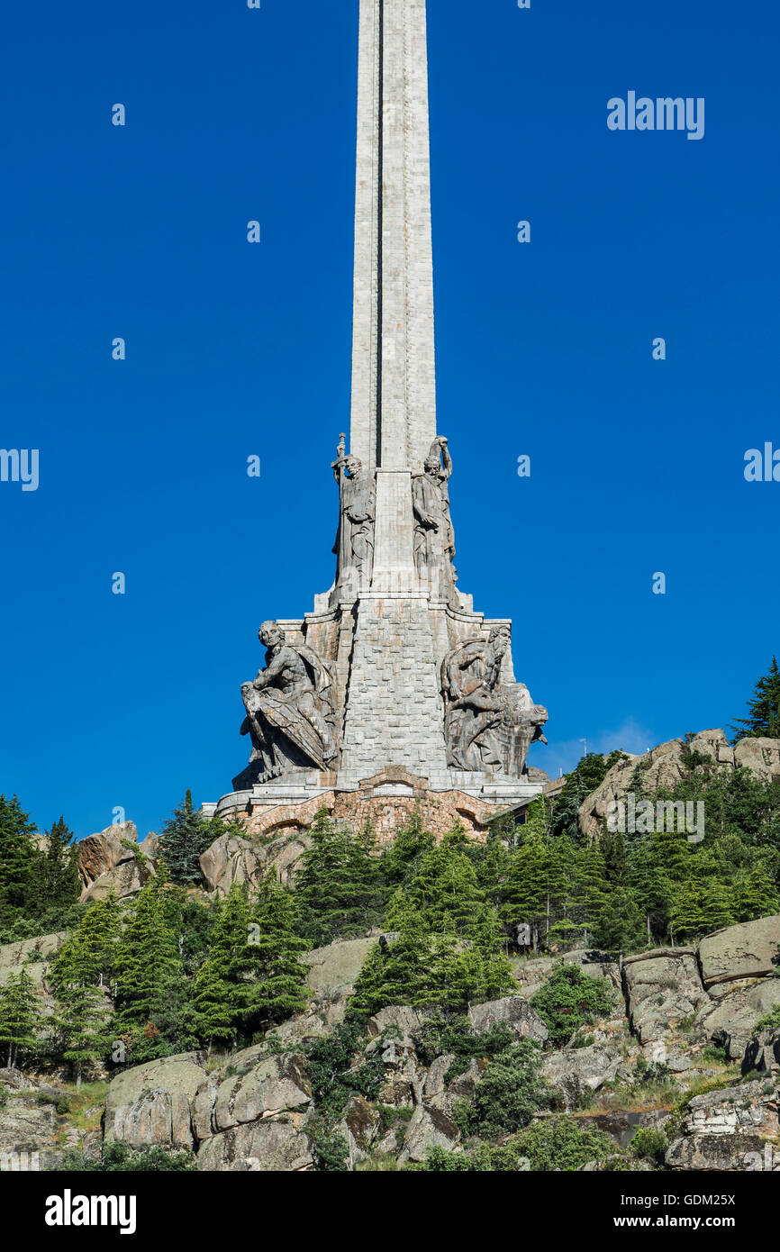 Valle de los Caidos, San Lorenzo de El Escorial, Madrid, Espagne Banque D'Images