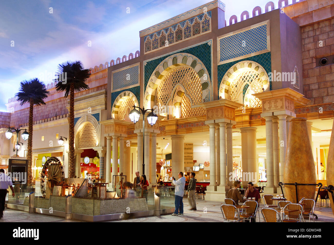 Ibn Batuta shopping mall, section tunisienne, DUBAÏ, ÉMIRATS ARABES UNIS. Banque D'Images