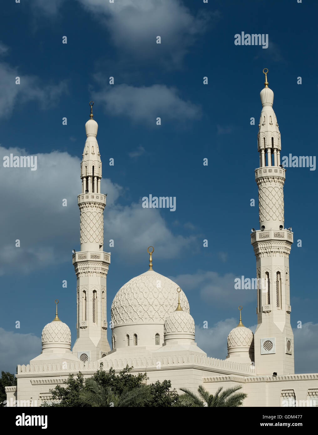 La mosquée de Jumeirah, DUBAÏ, ÉMIRATS ARABES UNIS. Banque D'Images