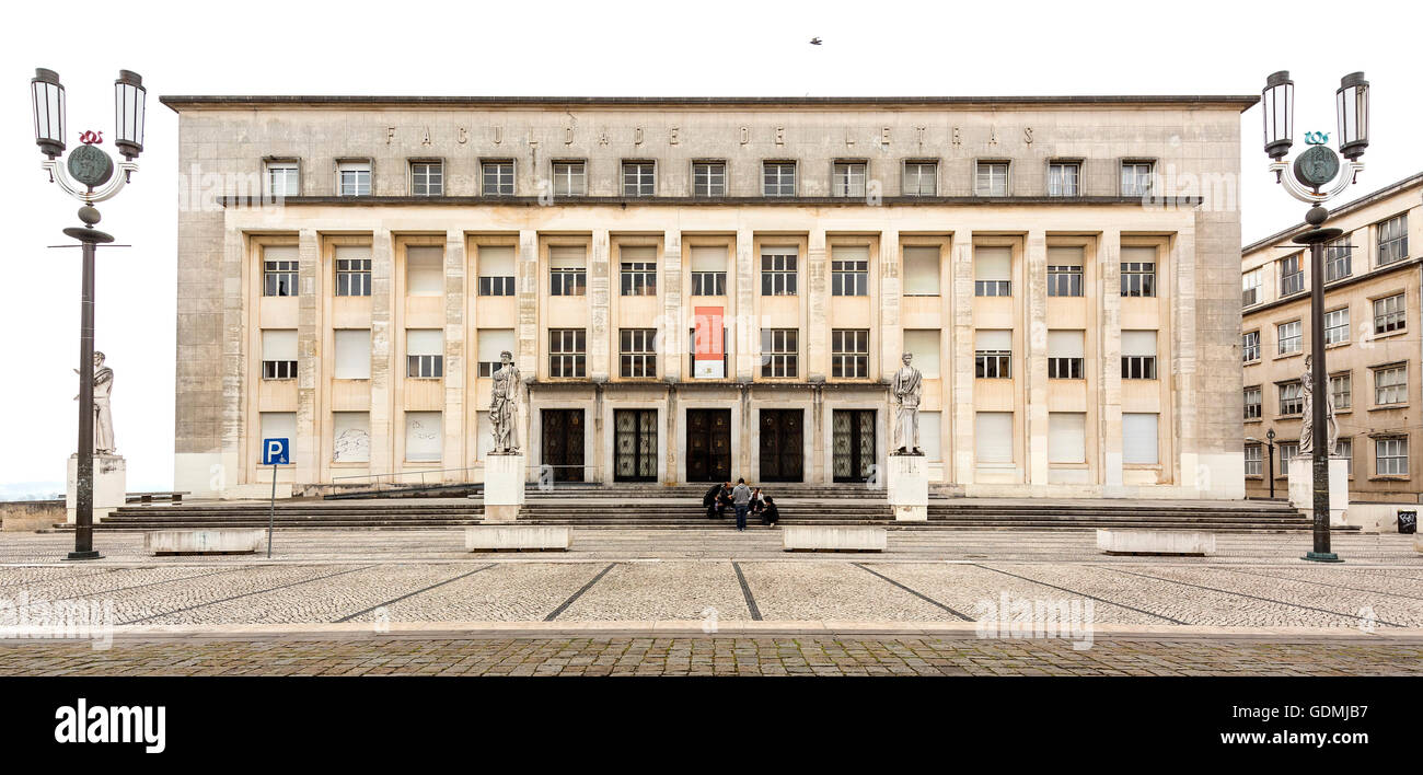 Faculté des Arts, Faculdade de Letras, Université de Coimbra, Coimbra, Coimbra, Portugal, District Banque D'Images