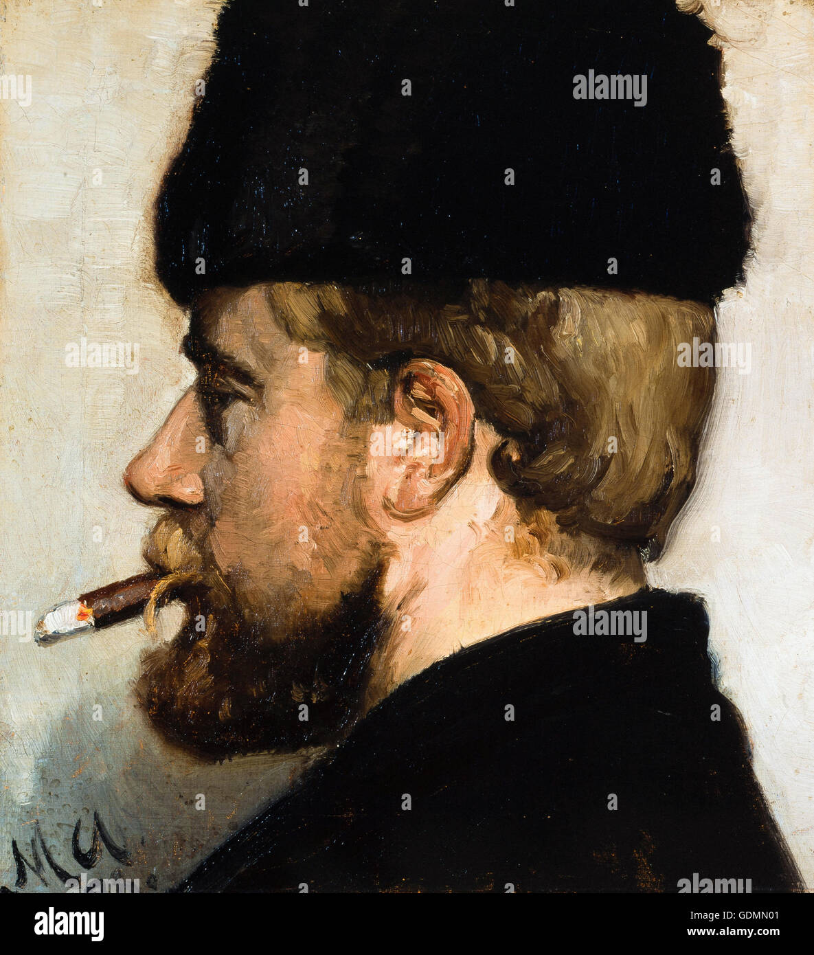 Michael Ancher - Jens Vige Banque D'Images