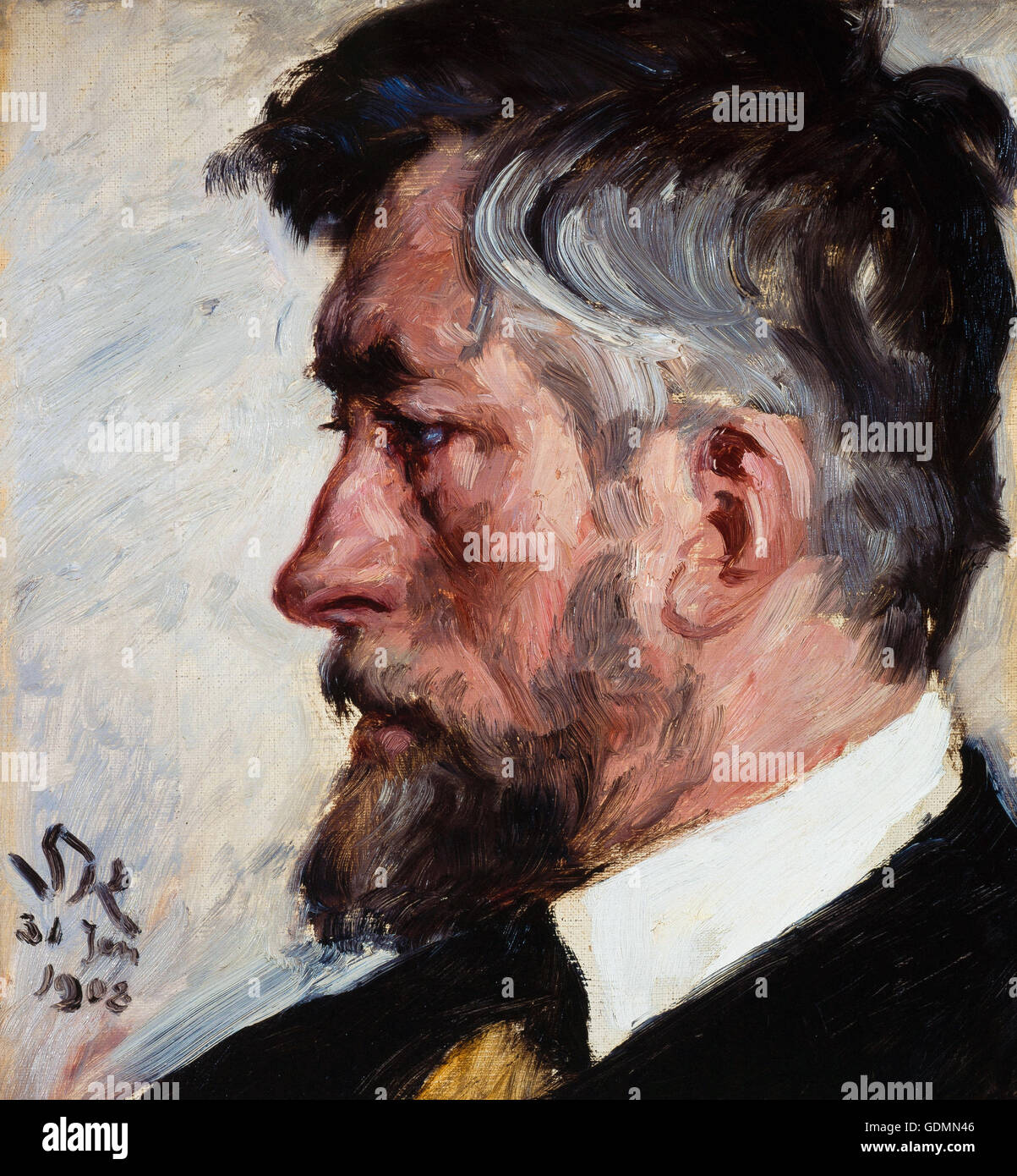 P.S. Krøyer - J.F. Willumsen Banque D'Images