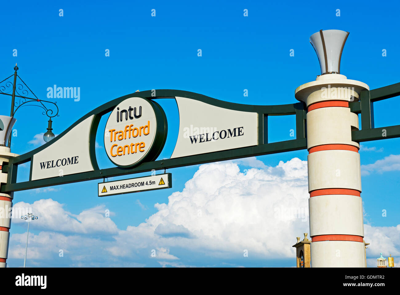 Trafford Park Shopping Centre, Dumplington, Greater Manchester, Angleterre, Royaume-Uni Banque D'Images