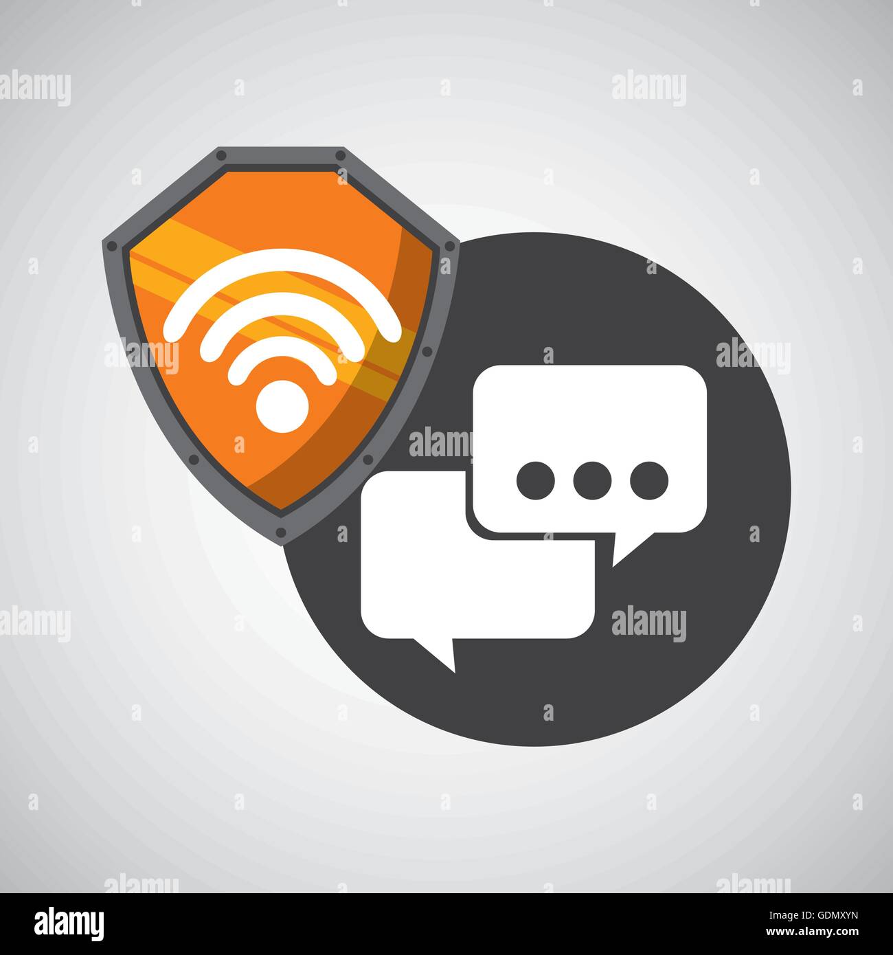 La technologie Wifi app Illustration de Vecteur