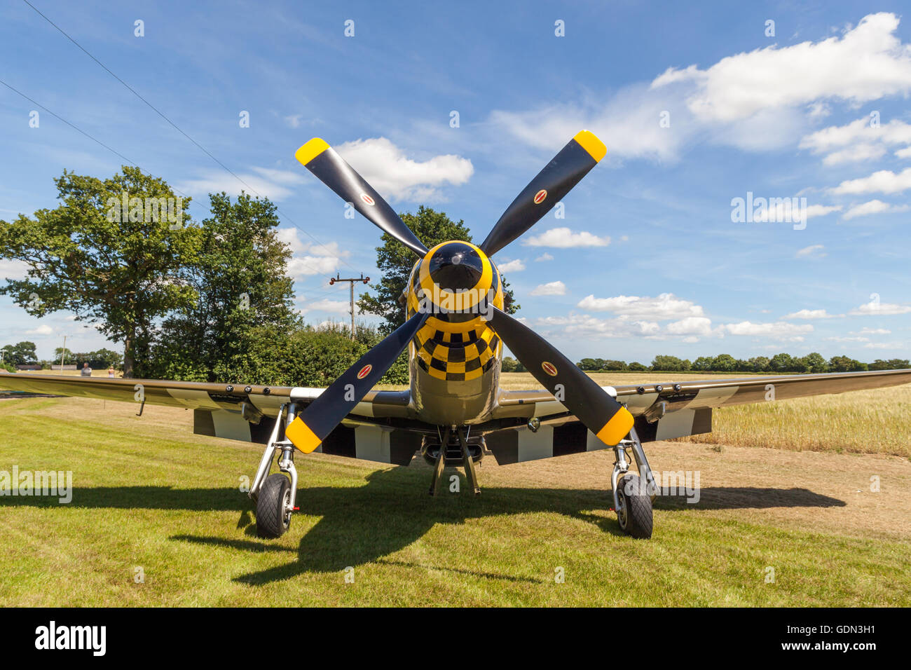 P51 Mustang, avions-nous avions Banque D'Images