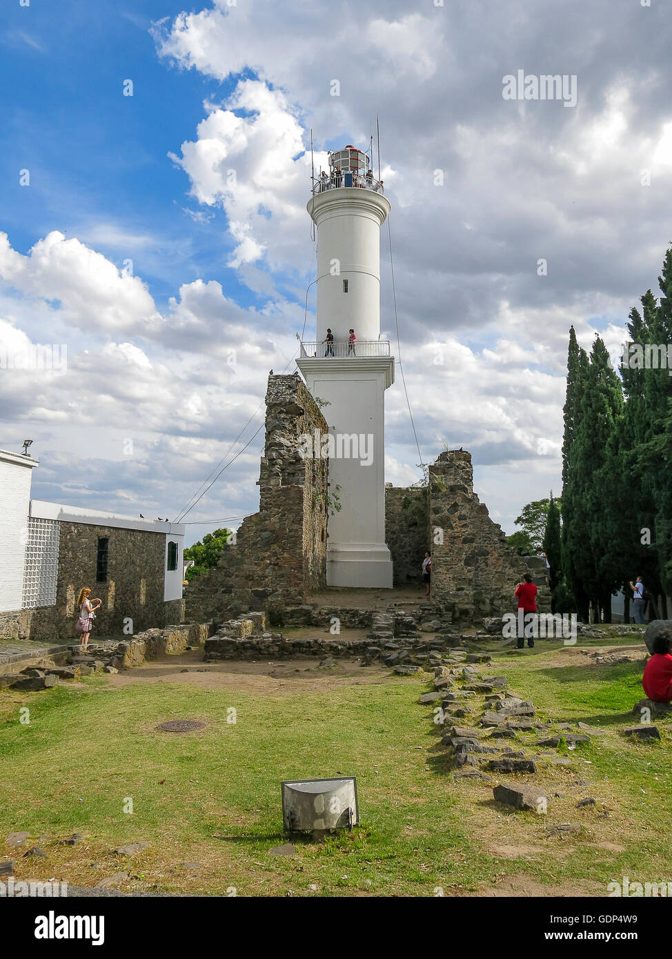 Phare, Colonia de Sacramento, Uruguay Banque D'Images