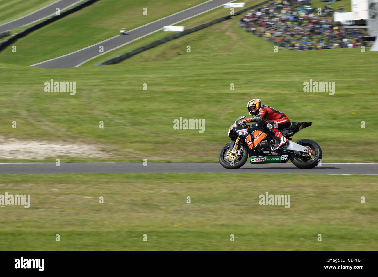 Superbike 2011 à Cadwell Park le Lincolnshire Banque D'Images