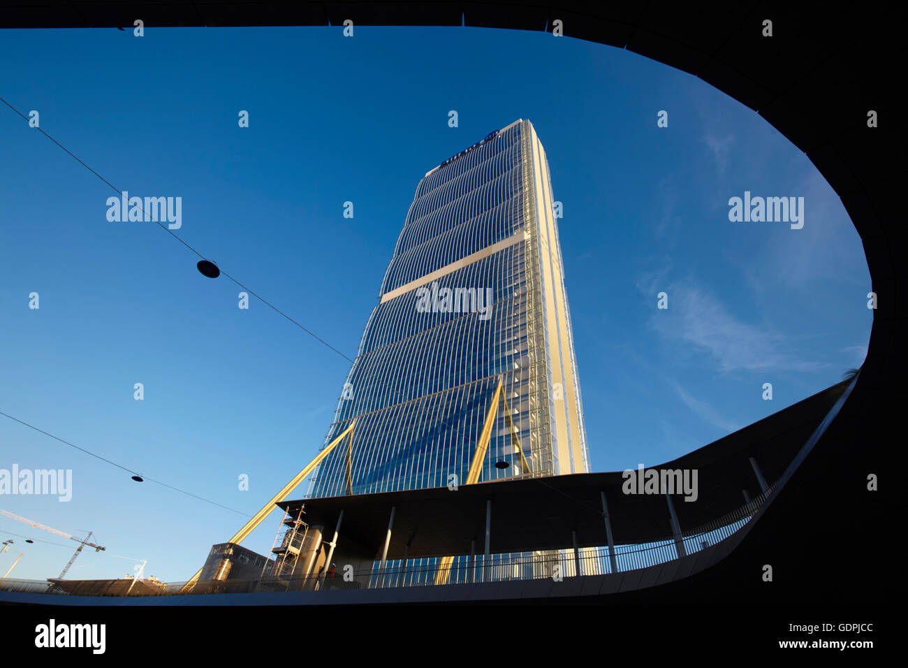 Tour d'Isozaki à Milan, Italie Banque D'Images