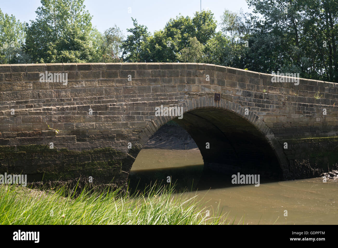 Jarrow, pont sur la rivière Don, Tyne et Wear, Angleterre du Nord-Est, Royaume-Uni Banque D'Images