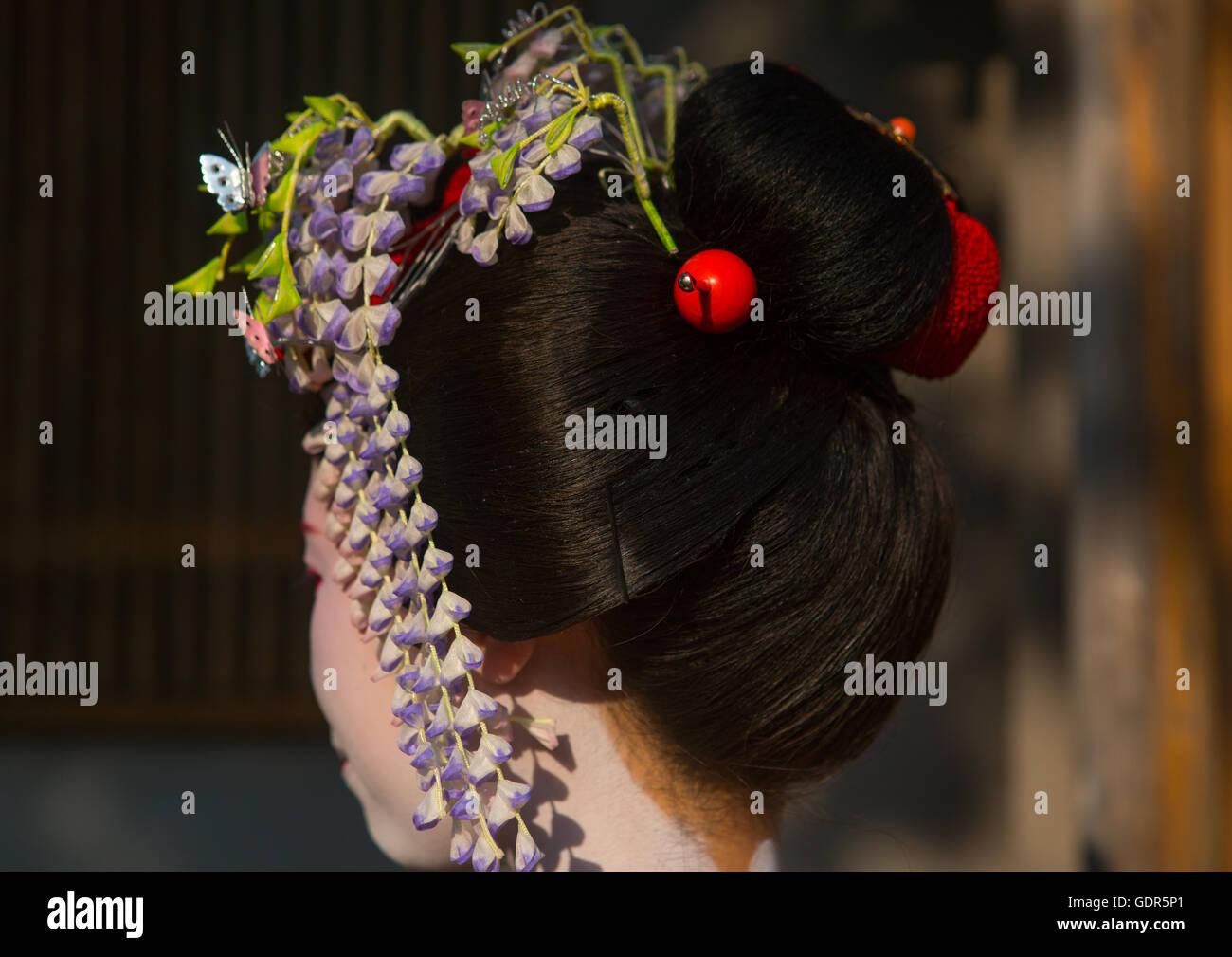 16 ans appelé maiko chikasaya, région du Kansai, Kyoto, Japon Banque D'Images