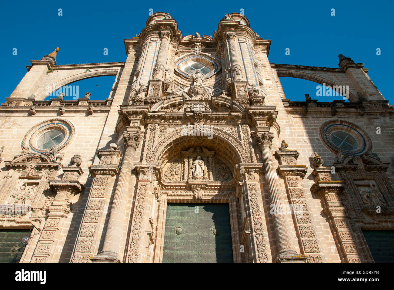 La cathédrale de San Salvador - Jerez de la Frontera - Espagne Banque D'Images